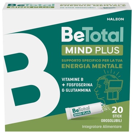 Be-Total Mind Plus Integratore per la concentrazione e il benessere mentale 20 bustine