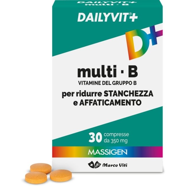 Massigen Dailyvit+ Multi B Integratore con vitamine del gruppo B 30 compresse