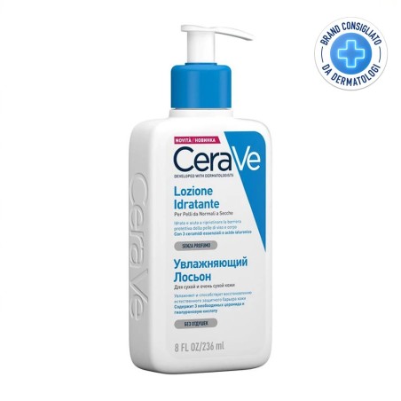 CeraVe Lozione Idratante per viso e corpo 236 ml