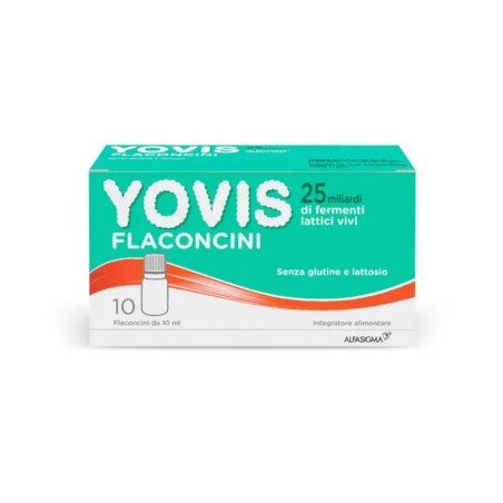 Yovis Flaconcini per il benessere intestinale 10 flaconcini da 10 ml