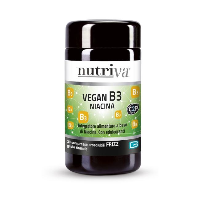 Giuriati Group Nutriva Vegan B3 Fizz 30 Compresse Arancia