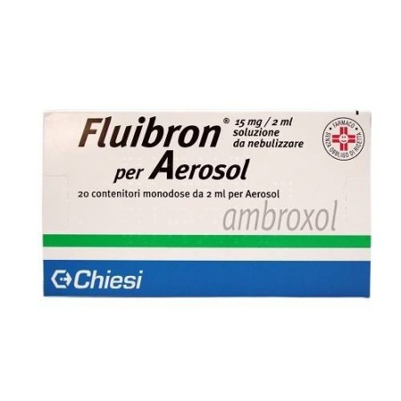 Chiesi Farmaceutici Fluibron 15 Mg/2 Ml Soluzione Da Nebulizzare Ambroxolo Cloridrato