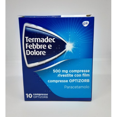 Iodosan Termadec Febbre E Dolore 500 Mg Compresse Rivestite Con Film Compresse Optizorb Paracetamolo