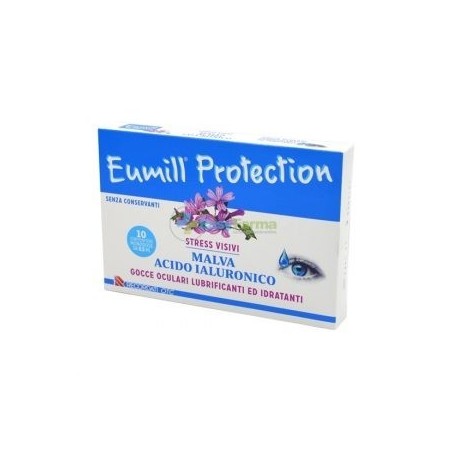 Recordati Eumill Protection Gocce Oculari 10 Flaconcini Monodose 0,5 Ml