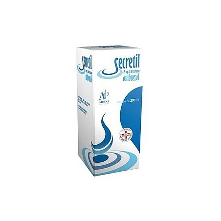 Savio Pharma Italia Secretil 15 Mg/5 Ml Sciroppo Secretil 15 Mg/2 Ml Soluzione Da Nebulizzare Secretil 30 Mg/4 Ml Soluzione Da N