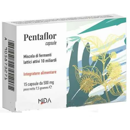 Mida Farmaceutici Group Pentaflor 15 Capsule