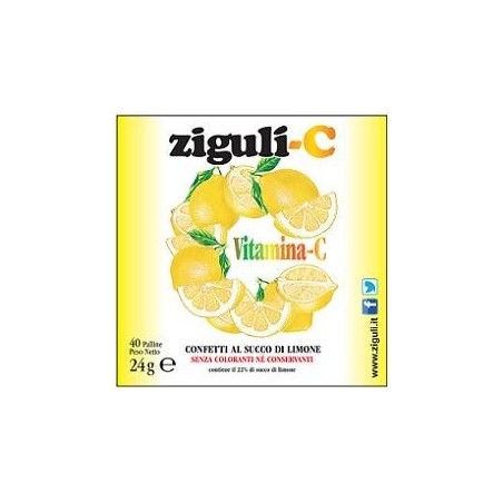 Falqui Prodotti Farmac. Ziguli C Limone 40 Confetti 24 G