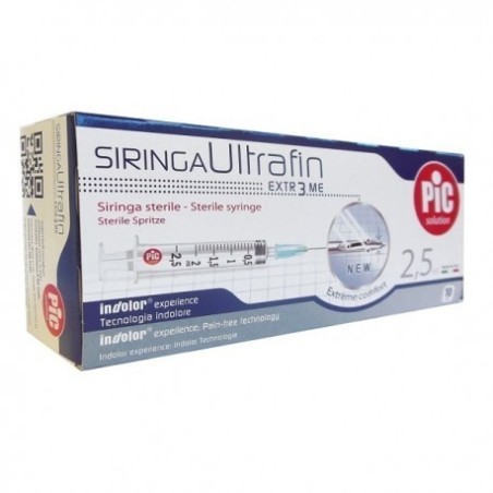 Pikdare Siringa Pic Sterile Monouso Capacita' 2,5ml Con Ago Gauge14 10 Pezzi