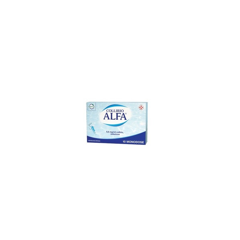 Dompe' Farmaceutici Collirio Alfa Decongestionante 0,8 Mg/ml Collirio, Soluzione Nafazolina Nitrato