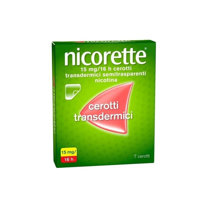 Johnson & Johnson Nicorette 10 Mg/16 H Cerotti Transdermici Semitrasparenti Nicorette 15 Mg/16 H Cerotti Transdermici Semitraspa