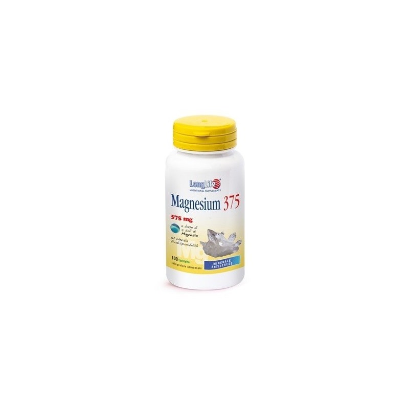 Longlife Magnesium 375 Mg 100 Tavolette