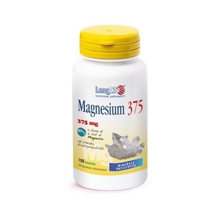 Longlife Magnesium 375 Mg 100 Tavolette