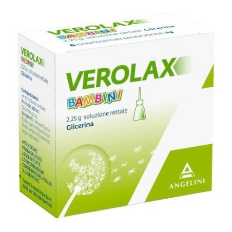 Angelini Verolax 2,25 G Adulti Soluzione Rettale Glicerina