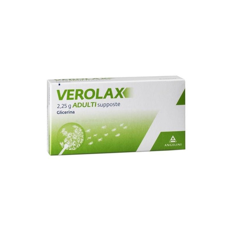 Angelini Verolax 2,25 G Adulti Supposte Glicerina