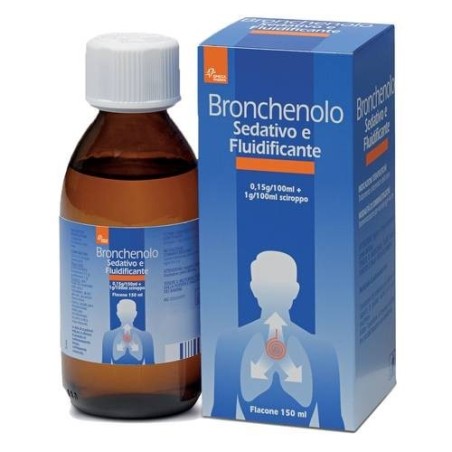 Perrigo Italia Bronchenolo Sedativo E Fluidificante, 1,5 Mg/ml + 10 Mg/ml, Sciroppo  Destrometorfano Bromidrato, Guaifenesina