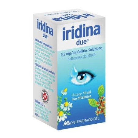 Montefarmaco Otc Iridina Due 0,5mg/ml Collirio, Soluzione Nafazolina Cloridrato