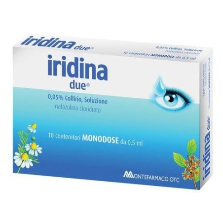 Montefarmaco Otc Iridina Due 0,5 Mg/ml Collirio, Soluzione Nafazolina Cloridrato