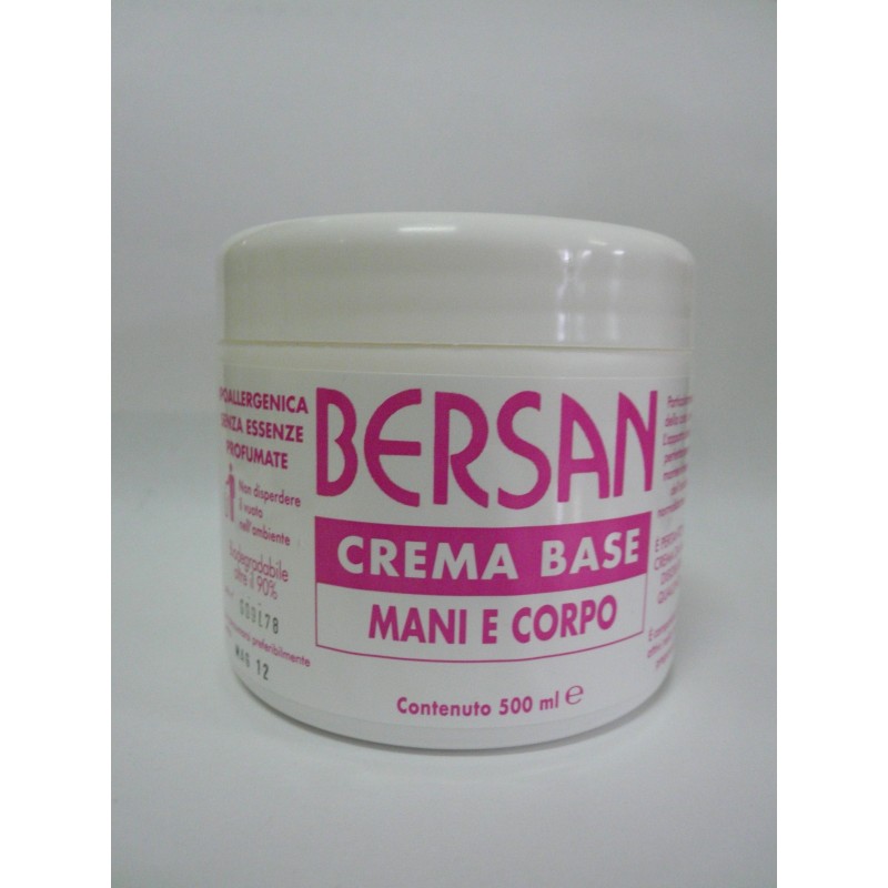 Bersan Crema Base Corpo Mani 500 Ml