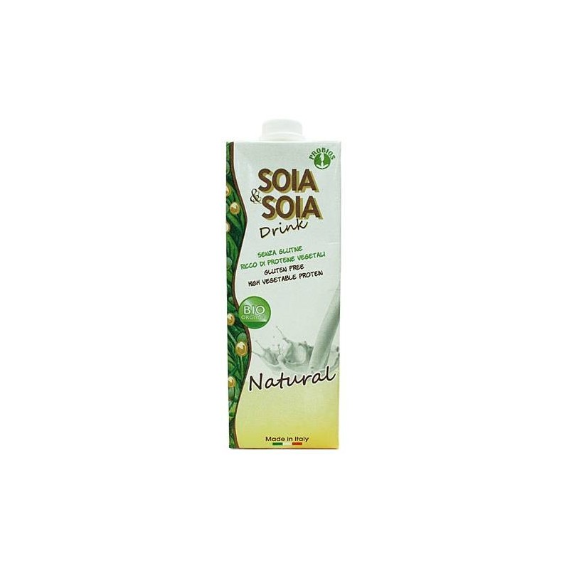 Probios Societa' Benefit Soia&soia Bevanda Soia Al Naturale 1 Litro