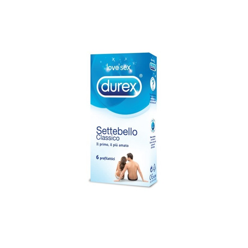 Reckitt Benckiser H. Profilattico Durex Settebello Classico 6 Pezzi