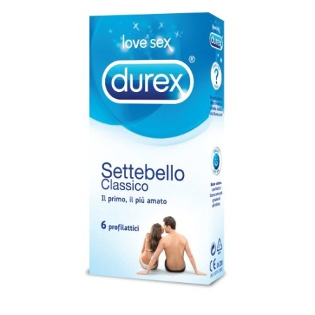 Reckitt Benckiser H. Profilattico Durex Settebello Classico 6 Pezzi