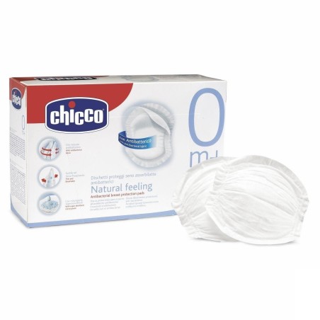 Chicco Coppetta Assorbilatte Antibatterica 60 Pezzi