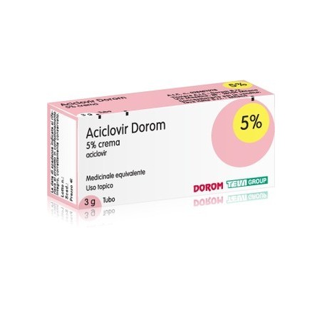 Teva Italia Aciclovir Dorom 5% Crema Medicinale Equivalente