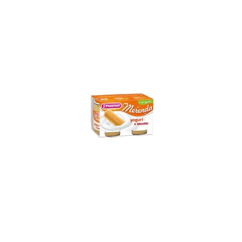 Plasmon Omogeneizzato Yogurt Biscotto 120 G X 2 Pezzi