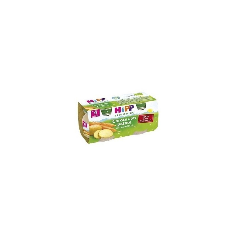 Hipp Italia Hipp Bio Hipp Bio Omogeneizzato Carote Con Patate 2x80 G