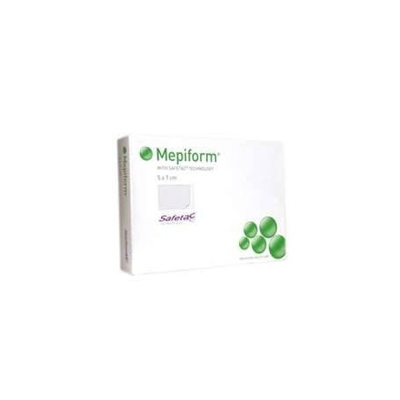 Molnlycke Health Care Medicazione Mepiform Atraumatica Per Cicatrici E Cheloidi Non Sterile 5x7,5cm 5 Pezzi