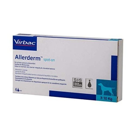 Virbac Allerderm Spot On Cani Superiori A 10 Kg 6 Pipette 4 Ml