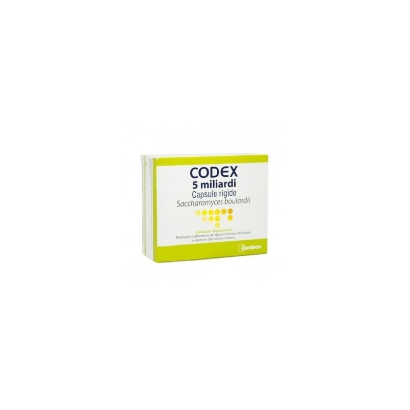 Biocodex Codex 5 Miliardi Capsule Rigide Saccharomyces Boulardii