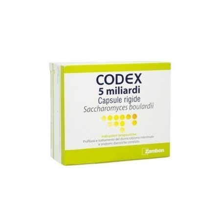 Biocodex Codex 5 Miliardi Capsule Rigide Saccharomyces Boulardii