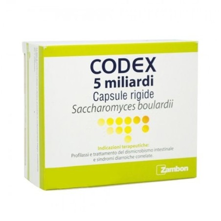 Biocodex Codex 5 Miliardi Capsule Rigide Saccharomyces Boulardii