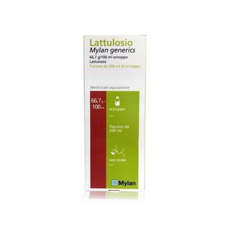 Lattulosio Mylan Generics 66,7 G/100 Ml Sciroppo Medicinale Equivalente