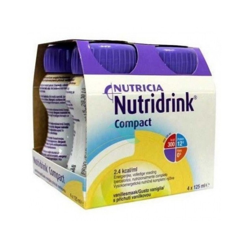 Danone Nutricia Soc. Ben. Nutridrink Compact Fibre Fragola 125 Ml 4 Pezzi