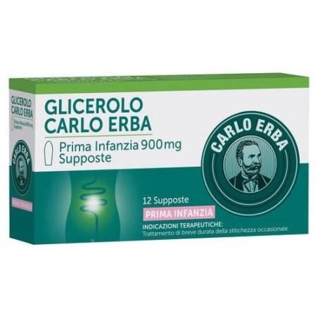 Carlo Erba Otc Glicerolo Carlo Erba Prima Infanzia 900 Mg Supposte Glicerolo Carlo Erba Bambini 1375 Mg Supposte Glicerolo Carlo