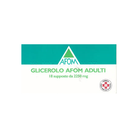 Aeffe Farmaceutici Glicerolo Afom Bambini 1375 Mg Supposte Glicerolo Afom Adulti 2250 Mg Supposte Glicerolo