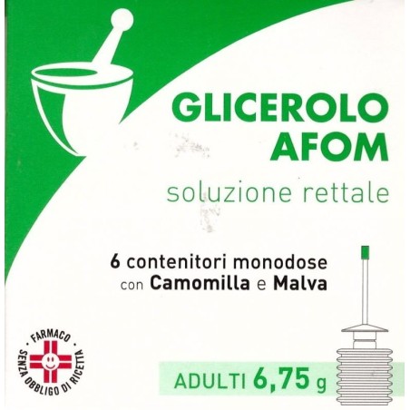 Aeffe Farmaceutici Glicerolo Afom Prima Infanzia 2,25 G Soluzione Rettale Glicerolo Afom Bambini 4,5 G Soluzione Rettale Glicero