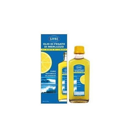 Lysi Italy Di Sirbu Marina Lysi Olio Fegato Merluzzo Limone 240 Ml