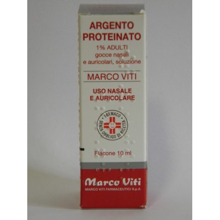 Marco Viti Farmaceutici Argento Proteinato Marco Viti Gocce Nasali E Auricolari, Soluzioneargento Proteinato Marco Viti Bambini 