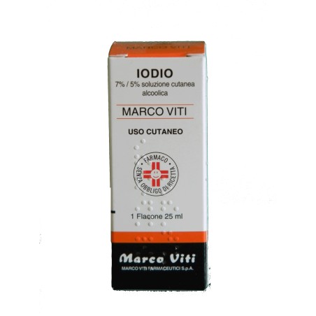 Marco Viti Farmaceutici Iodio Marco Viti 7%/5% Soluzione Cutanea Alcolica