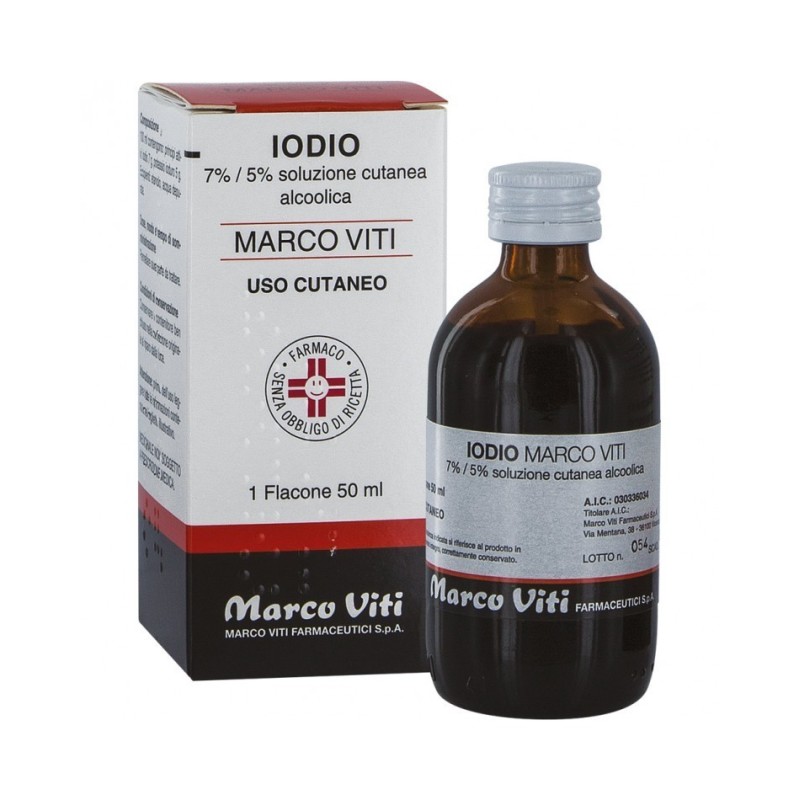 Marco Viti Farmaceutici Iodio Marco Viti 7%/5% Soluzione Cutanea Alcolica