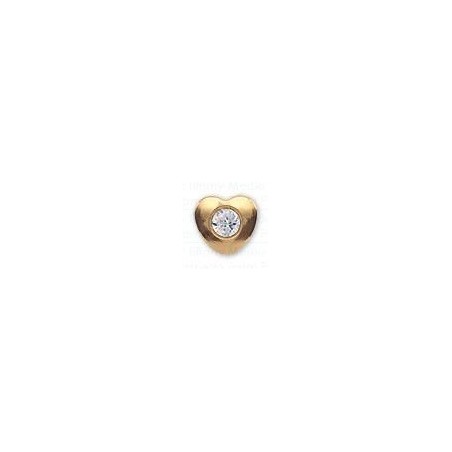 Sanico Inverness Orecchini Cuore Crystal Placcati Oro R25c1