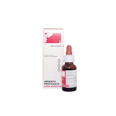 Nova Argentia Ind. Farm Argento Proteinato Nova Argentia Bambini 5 Mg/ml Gocce Nasali E Auricolari, Soluzione Argento Proteinato