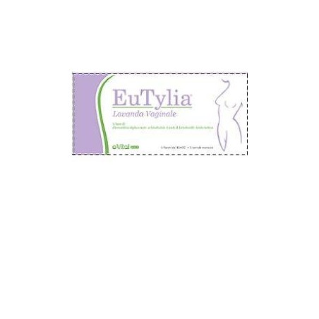 E. Vitalgroup Eutylia Lavanda Vaginale 5 Flaconi 140 Ml + 5 Cannule Monouso