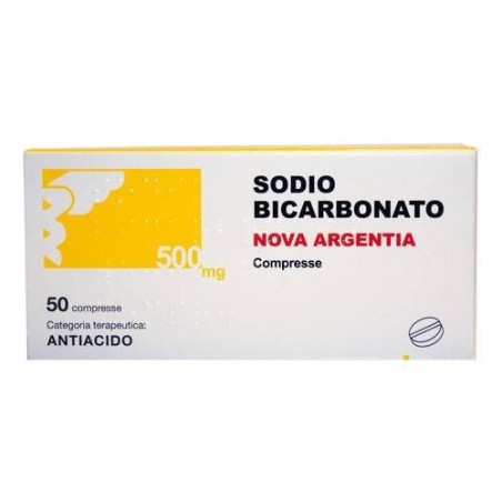 Nova Argentia Ind. Farm Sodio Bicarbonato Nova Argentia 500 Mg Compresse Sodio Bicarbonato