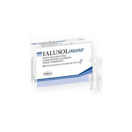 Omega Pharma Ialusol Mono Gocce Oculari 20 Flaconcini 0,5 Ml