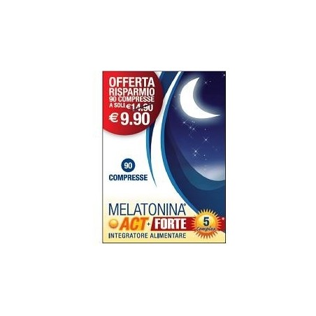 F&f Melatonina Act+forte 5 Complex 90 Compresse