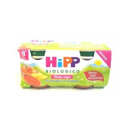 Hipp Italia Hipp Bio Hipp Bio Omogeneizzato Sugo Pomodoro Verdure 2x80 G